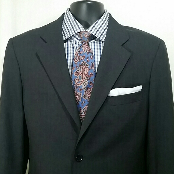 Brooks Brothers Other - BROOKS BROTHERS 346 Charcoal Gray Blazer Size 38 R